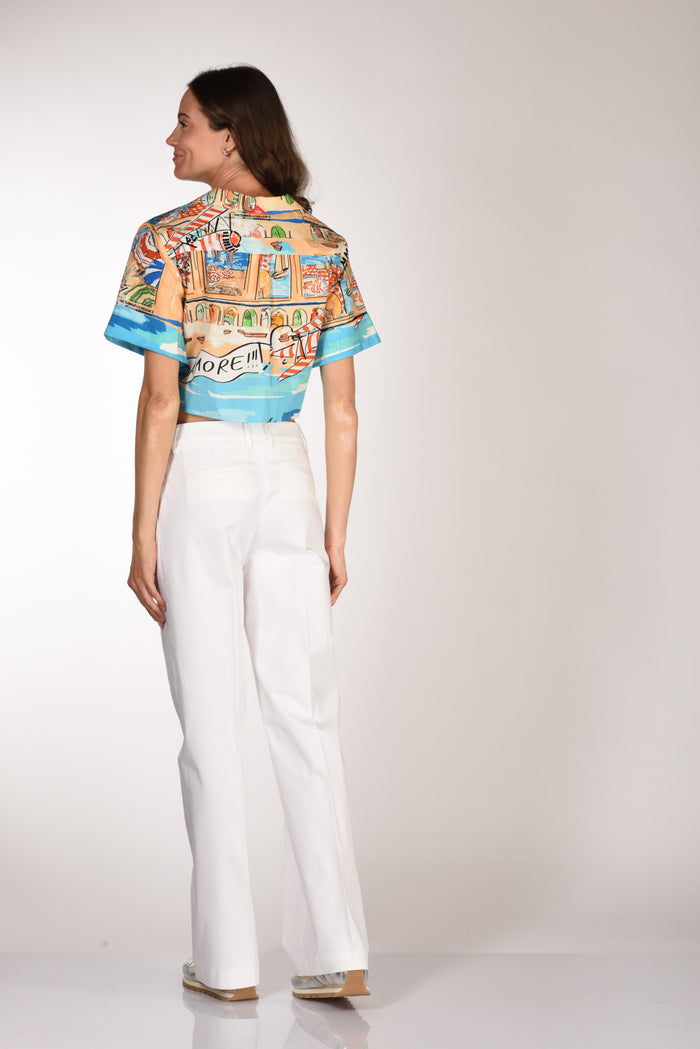 Alessandro Enriquez Camicia Nodo Multicolor Donna - 5