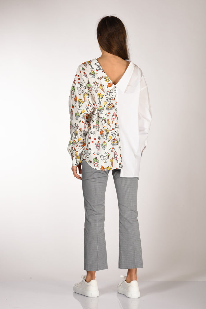 Alessandro Enriquez Camicia Stampa Bianco/multicolor Donna - 5