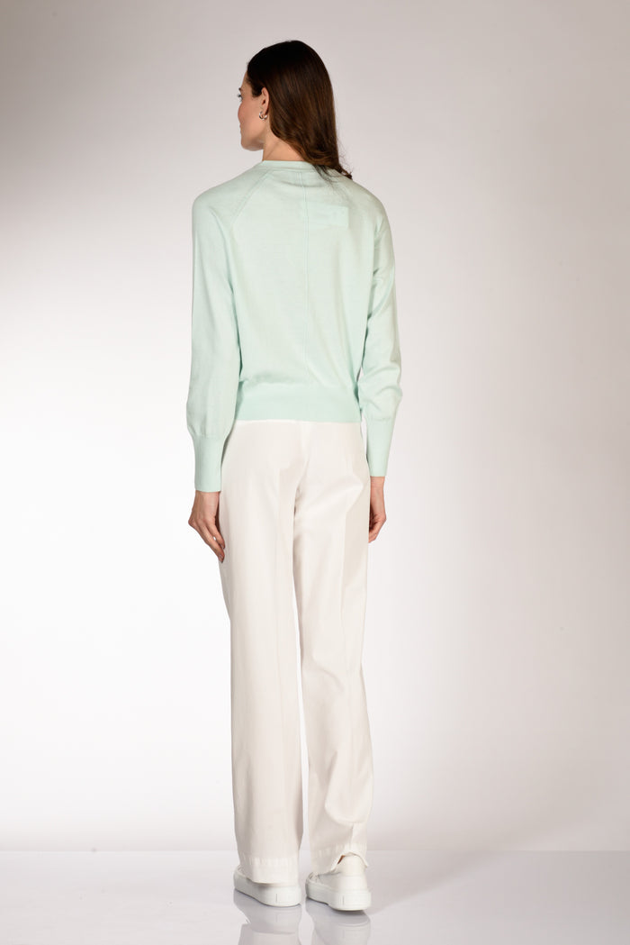 Allude Maglia Cardigan Azzurro Donna - 5