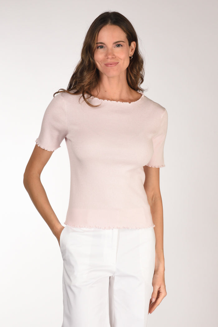 Allude Tshirt Maglia Rosa Donna - 1