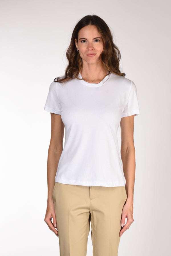 Allude Tshirt Maglia Bianco Donna-2