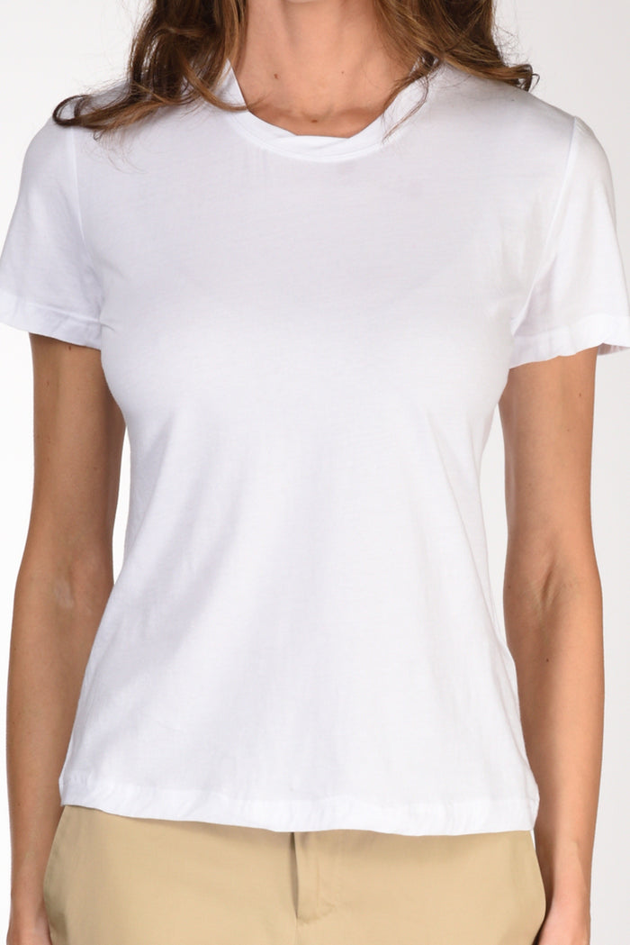 Allude Tshirt Maglia Bianco Donna - 3