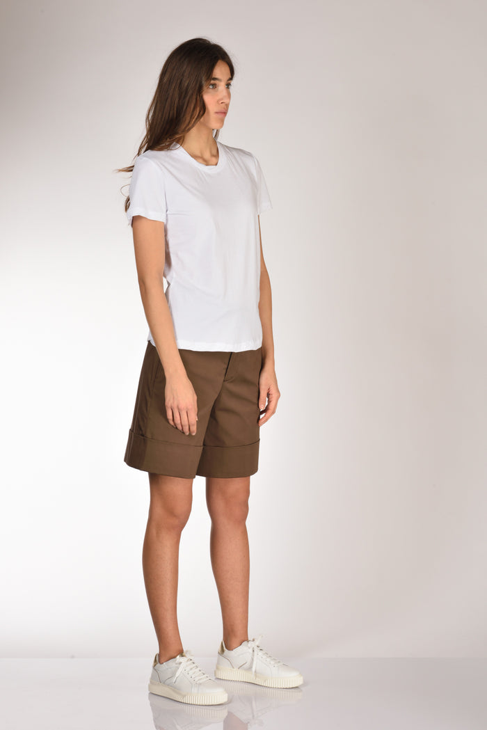 Allude Tshirt Maglia Bianco Donna - 4