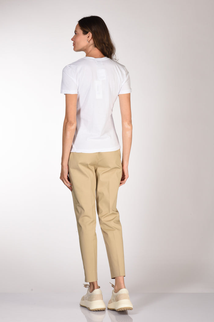 Allude Tshirt Maglia Bianco Donna - 5