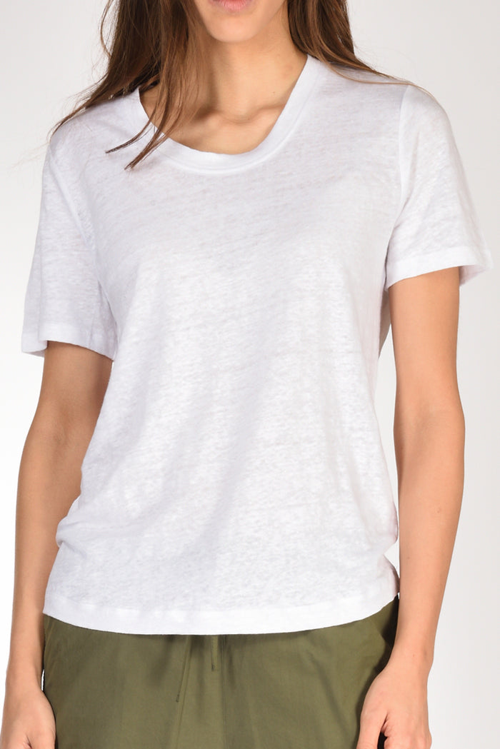 Allude Tshirt Bianco Donna - 3