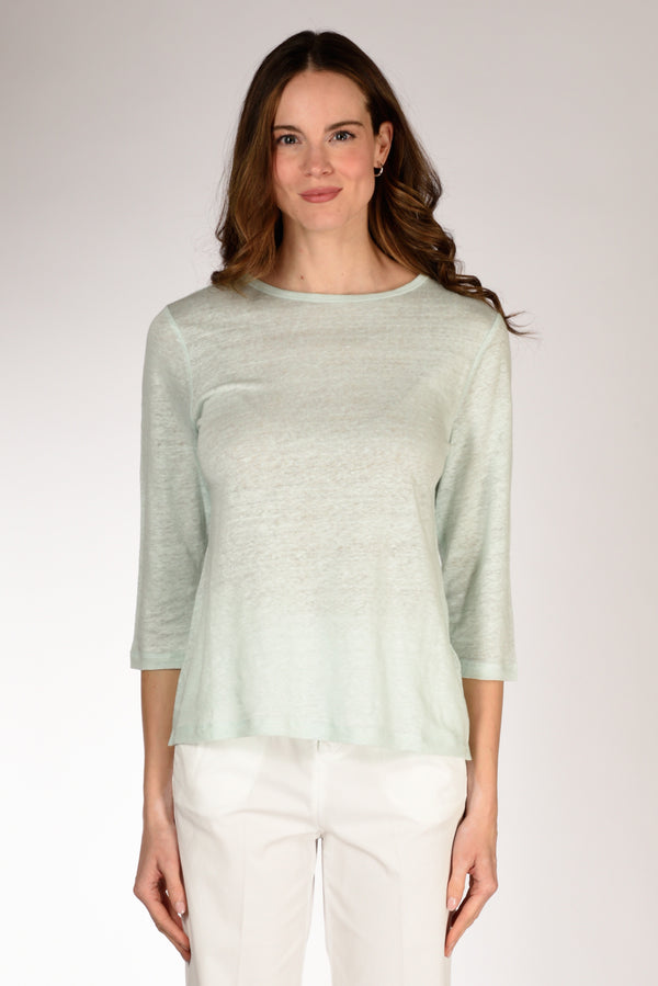 Allude Tshirt M. 3/4 Azzurro Donna-2