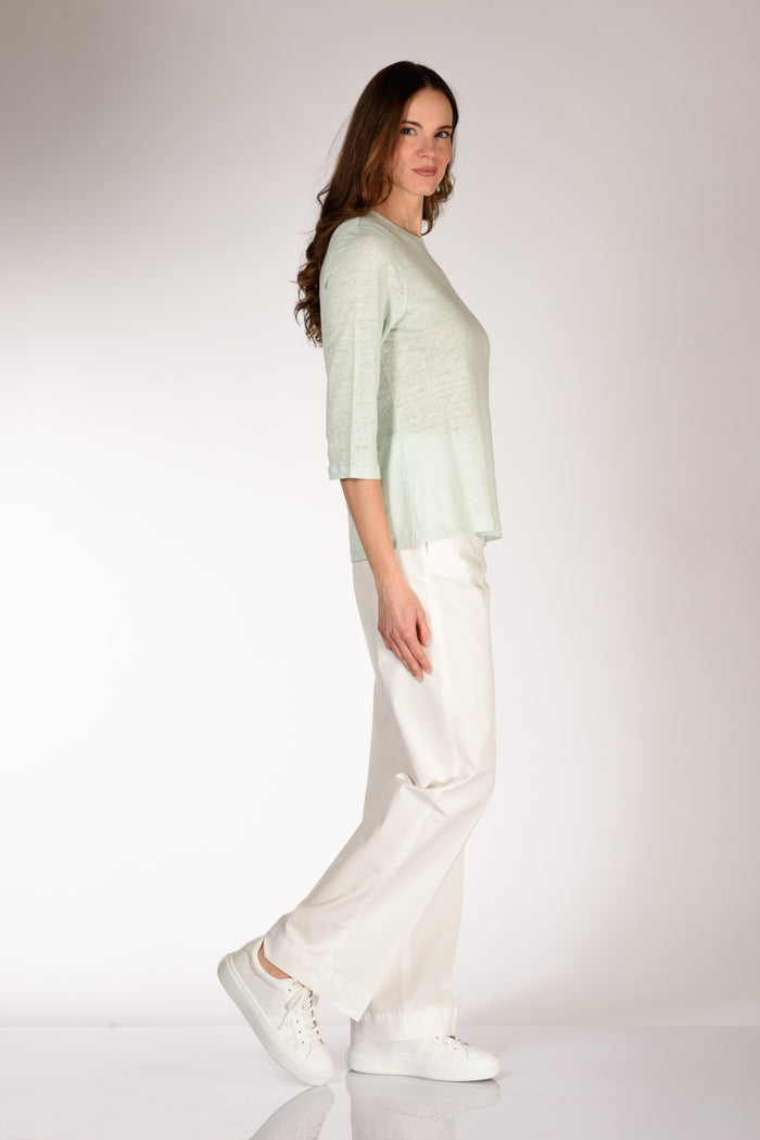 Allude Tshirt M. 3/4 Azzurro Donna - 4