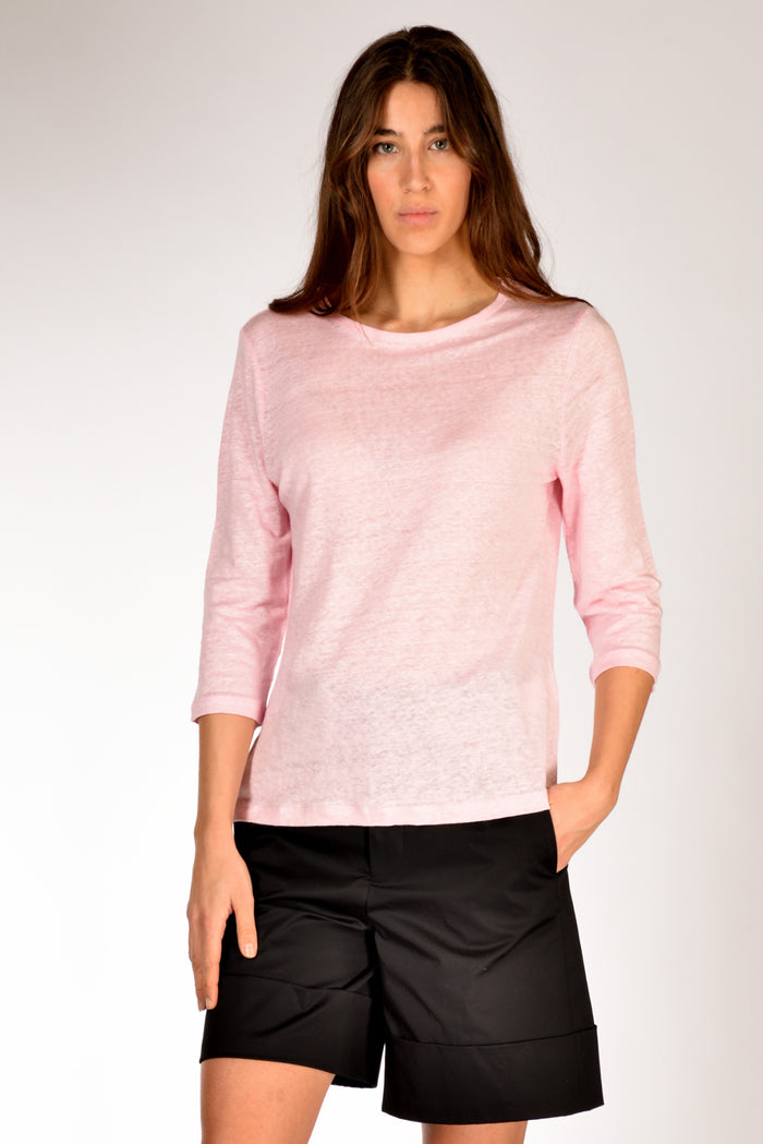 Allude Tshirt M. 3/4 Rosa Donna - 1