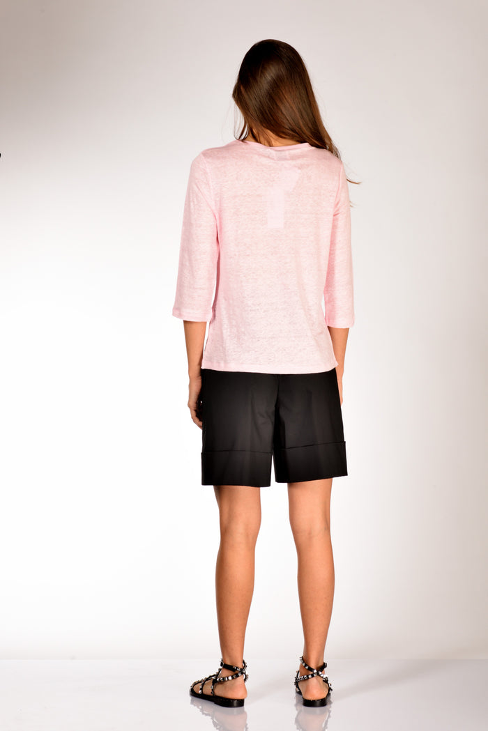 Allude Tshirt M. 3/4 Rosa Donna - 5