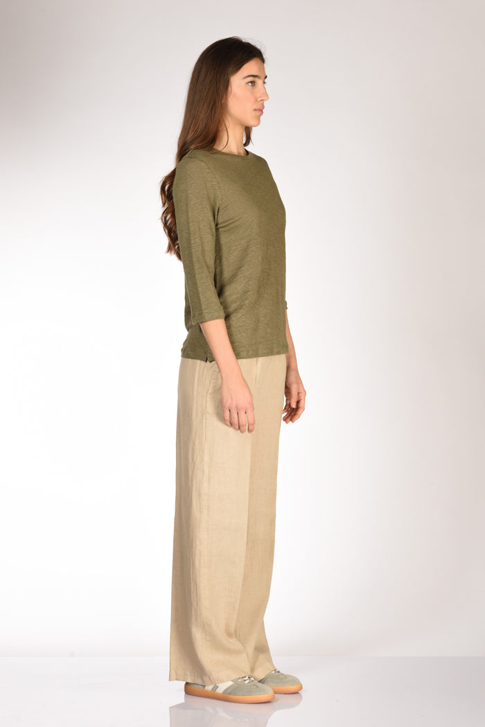 Allude Tshirt M. 3/4 Verde Donna - 4