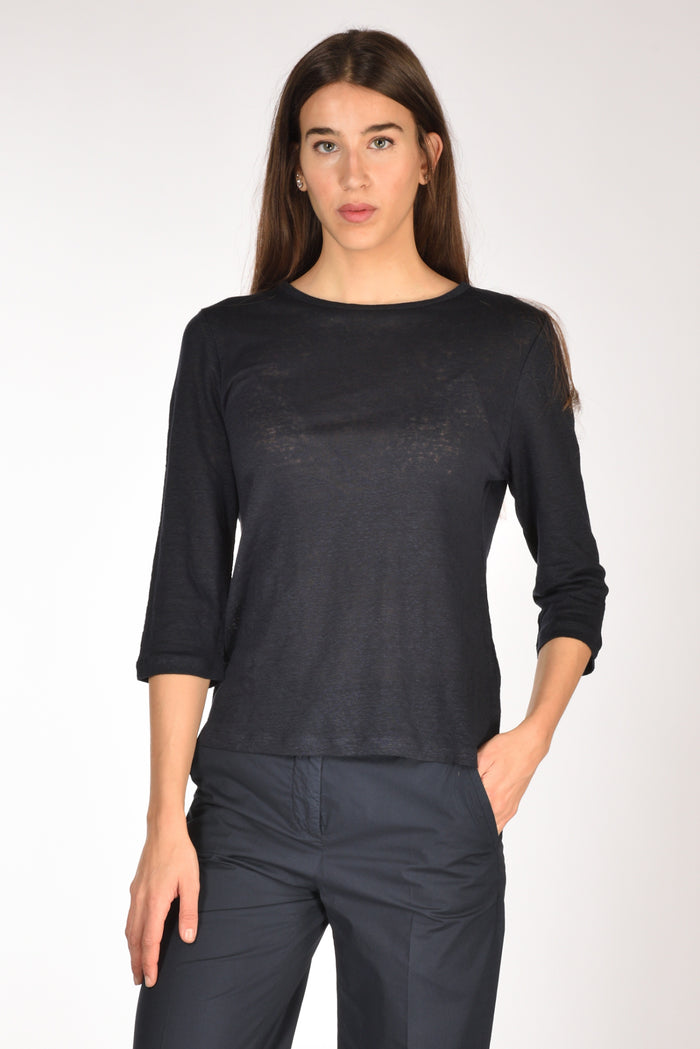 Allude Tshirt M. 3/4 Blu Donna - 1