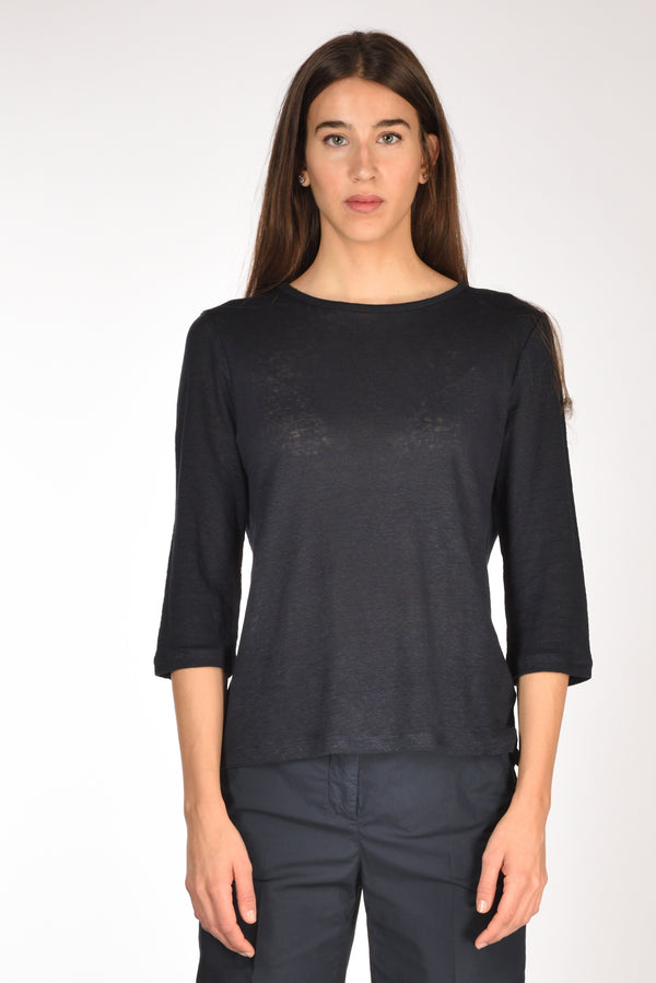 Allude Tshirt M. 3/4 Blu Donna-2