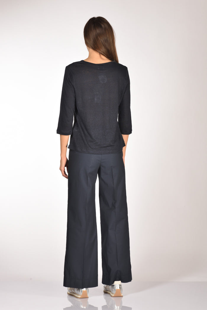 Allude Tshirt M. 3/4 Blu Donna - 5