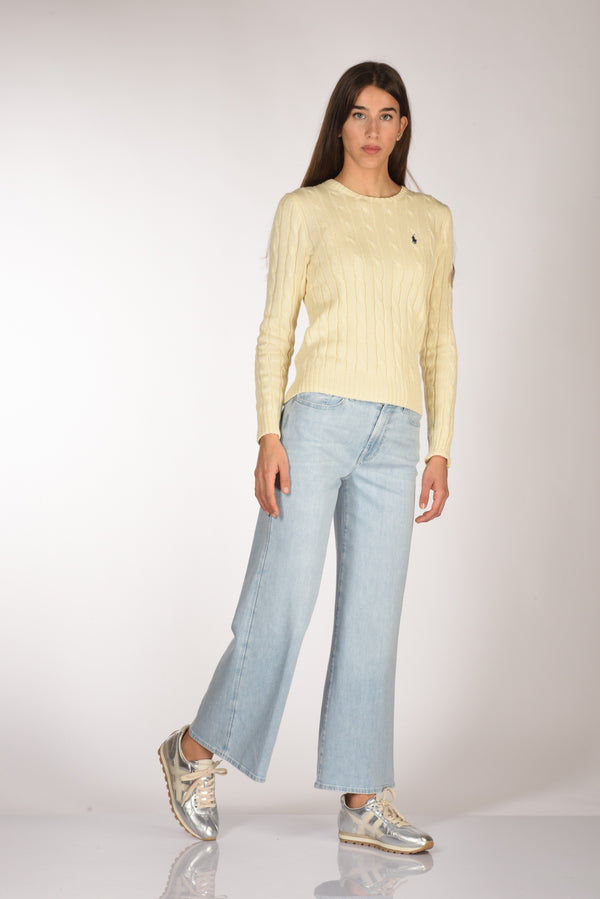 7 For All Mankind Jeans Lotta Azzurro Donna-2