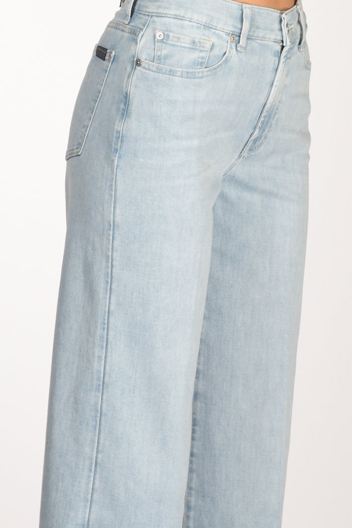 7 For All Mankind Jeans Lotta Azzurro Donna - 4