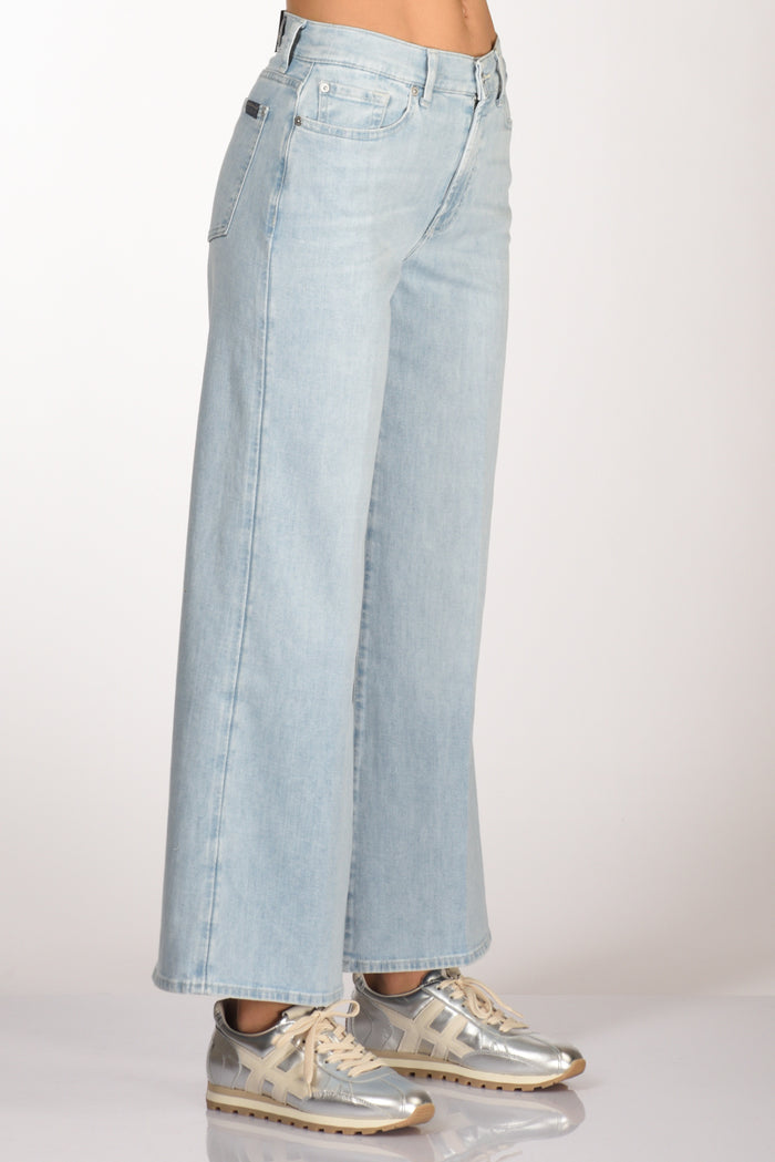 7 For All Mankind Jeans Lotta Azzurro Donna - 5