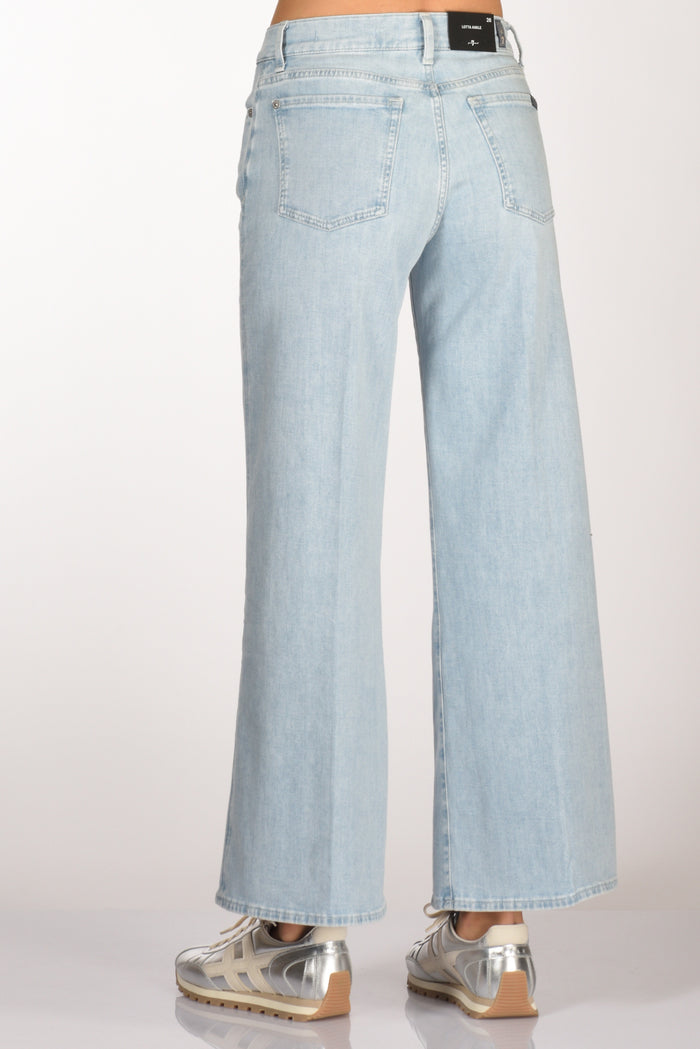 7 For All Mankind Jeans Lotta Azzurro Donna - 6