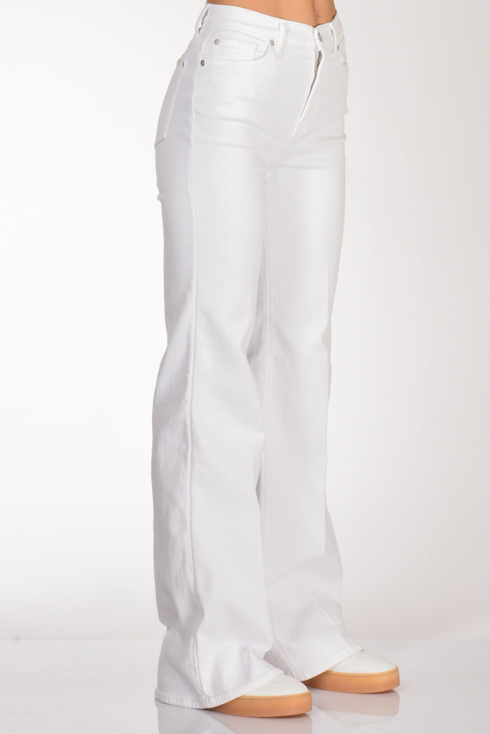 7 For All Mankind Jeans Dojo Bianco Donna - 5