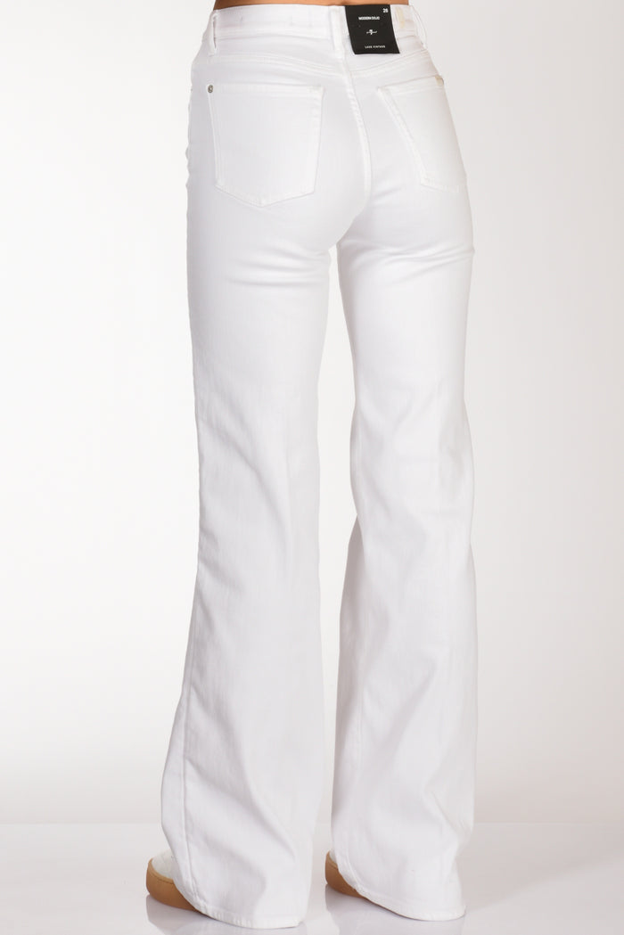 7 For All Mankind Jeans Dojo Bianco Donna - 6