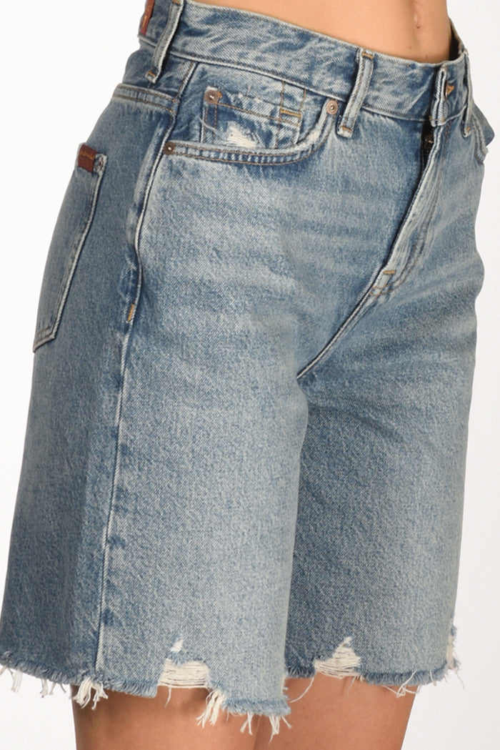 7 For All Mankind Bermuda Lola Blu Jeans Donna - 4