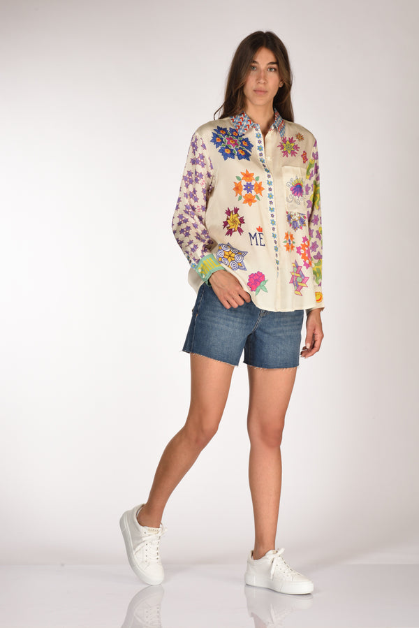 7 For All Mankind Shorts Monroe Blu Jeans Donna-2