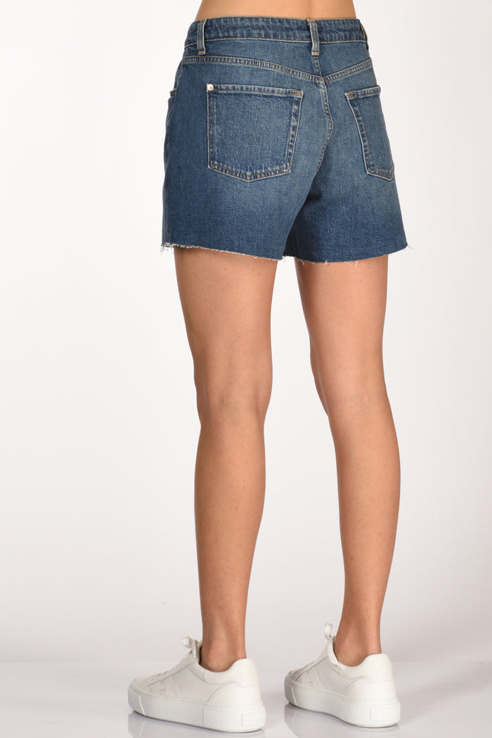 7 For All Mankind Shorts Monroe Blu Jeans Donna - 6