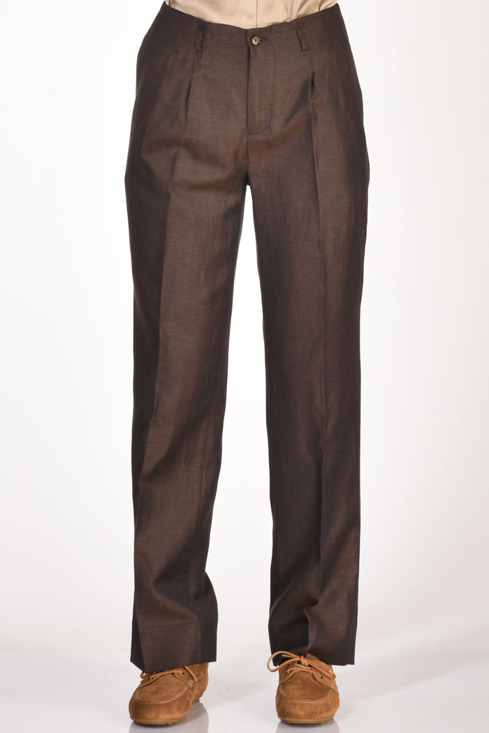 Briglia 1949 Pantalone Villeneu Marrone Donna - 3