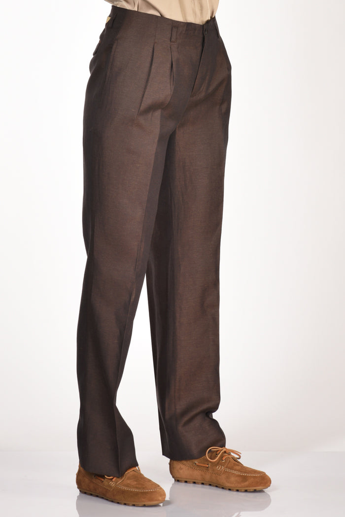 Briglia 1949 Pantalone Villeneu Marrone Donna - 4