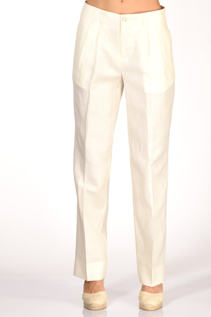 Briglia 1949 Pantalone Villeneu Bianco Donna - 3