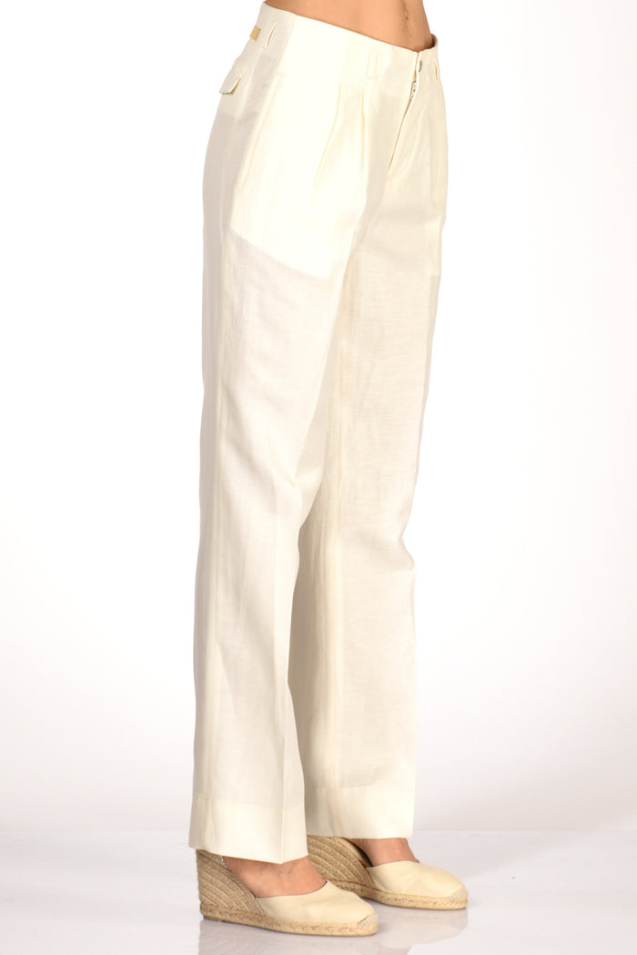 Briglia 1949 Pantalone Villeneu Bianco Donna - 4