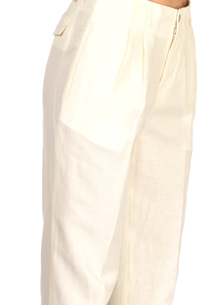 Briglia 1949 Pantalone Villeneu Bianco Donna - 5
