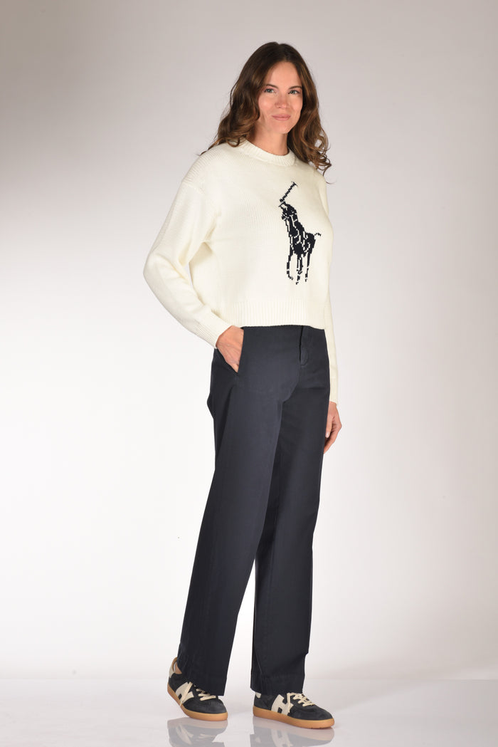 Briglia 1949 Pantalone Lutetia Blu Navy Donna - 2