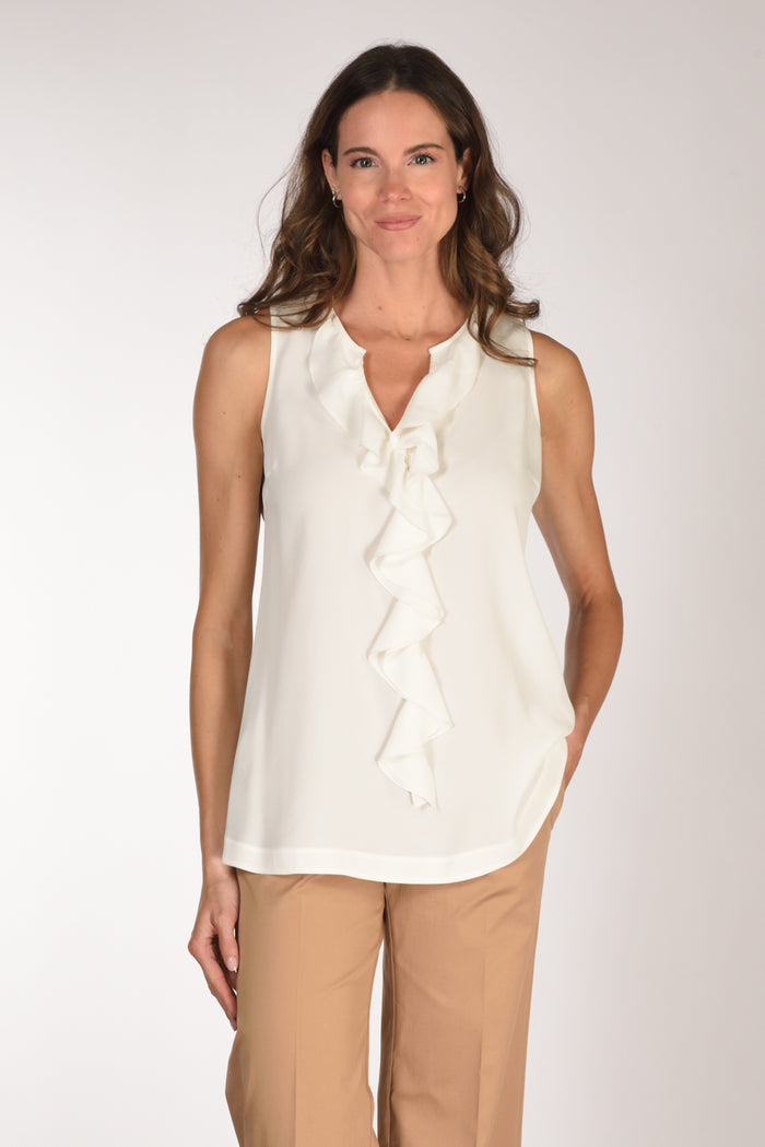 Her Shirt Camicia Bianco Naturale Donna - 1