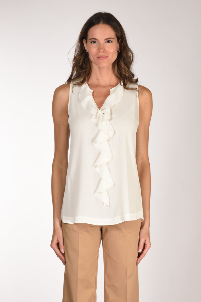 Her Shirt Camicia Bianco Naturale Donna - 2