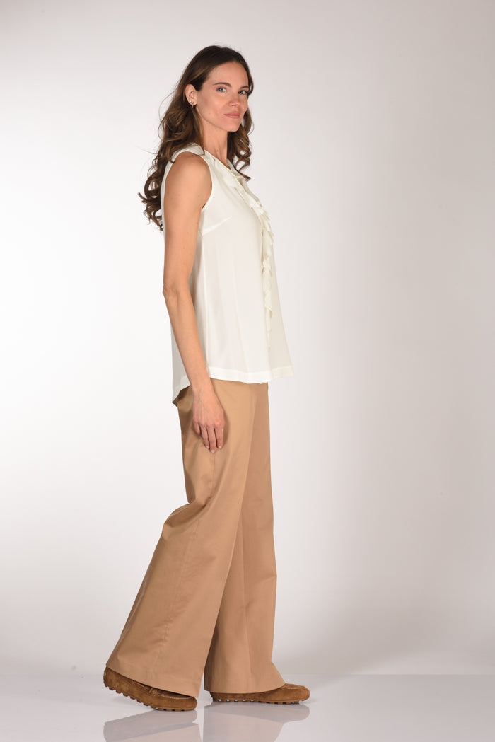 Her Shirt Camicia Bianco Naturale Donna - 4