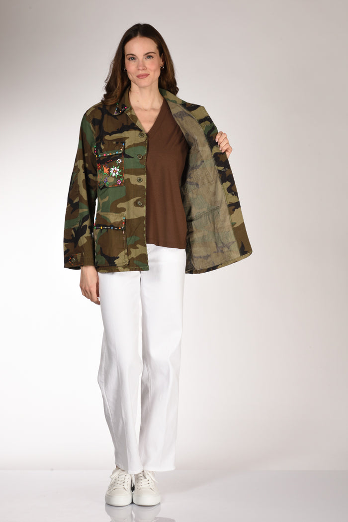 Gabriele Bellini Giacca Mimetica Verde/multicolor Donna - 6