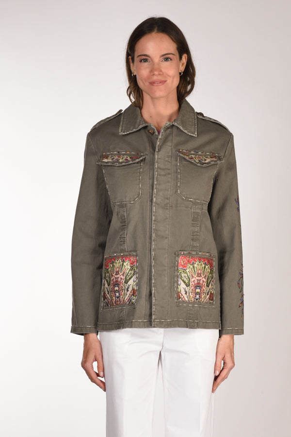 Gabriele Bellini Giacca Moleskine Grigio/multicolor Donna-2