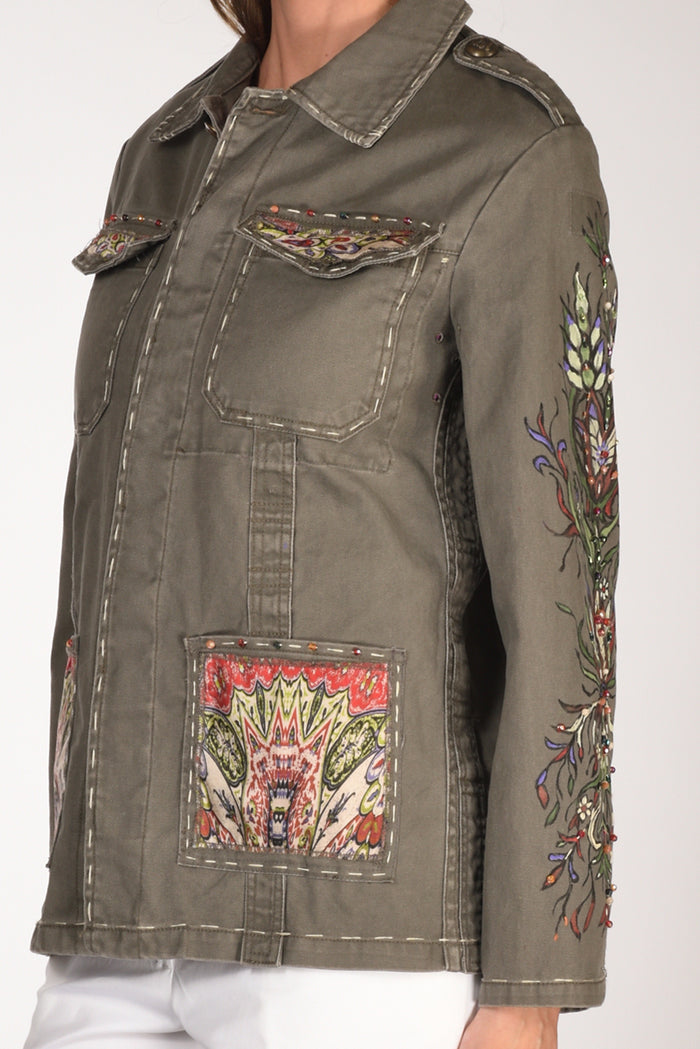 Gabriele Bellini Giacca Moleskine Grigio/multicolor Donna - 3