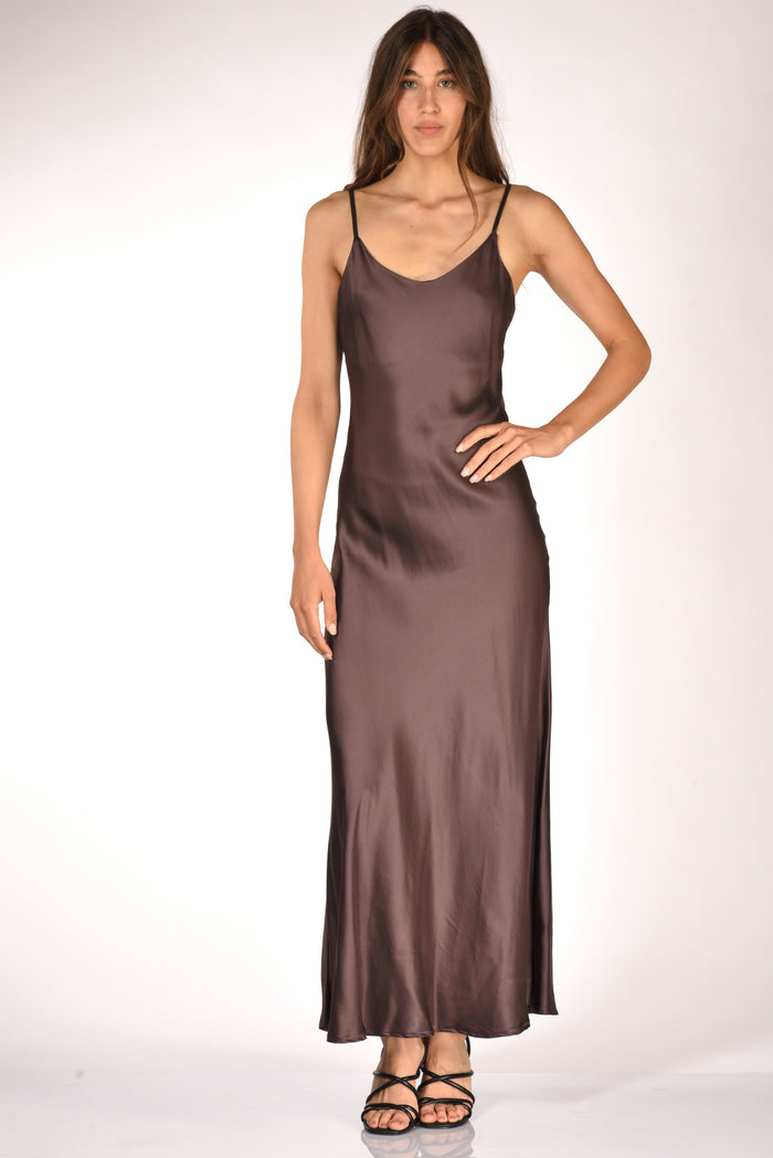 Gabriele Bellini Abito Lungo Marrone Donna - 1