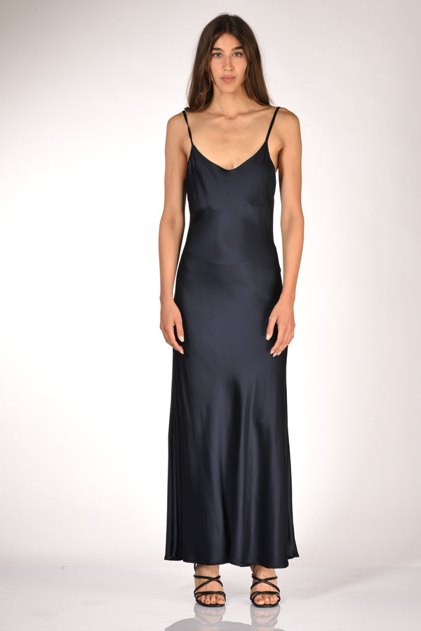 Gabriele Bellini Abito Lungo Blu Donna-2