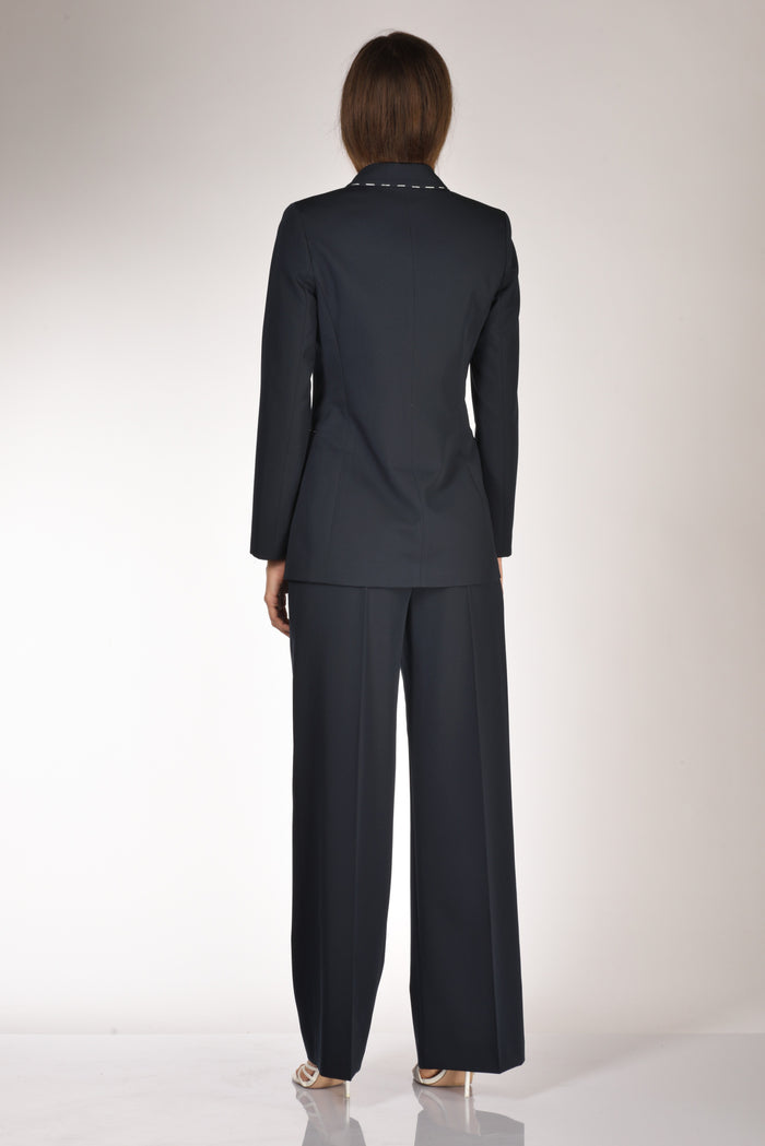 Gabriele Bellini Giacca Impuntura Blu Donna - 4