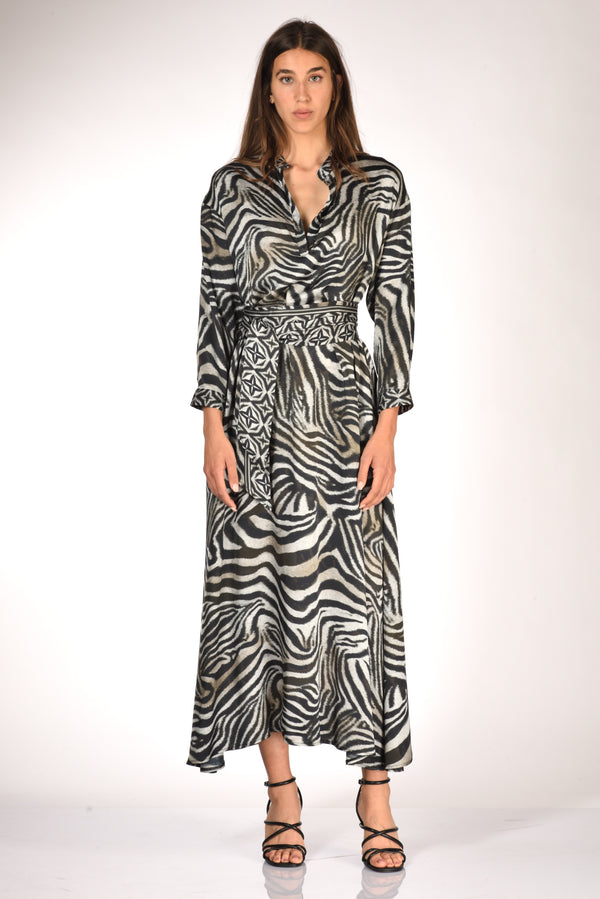 Gabriele Bellini Abito Stampa Bianco/nero Donna-2