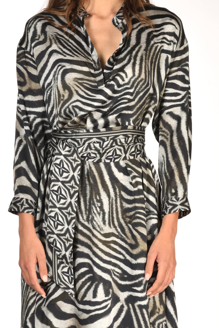 Gabriele Bellini Abito Stampa Bianco/nero Donna - 3