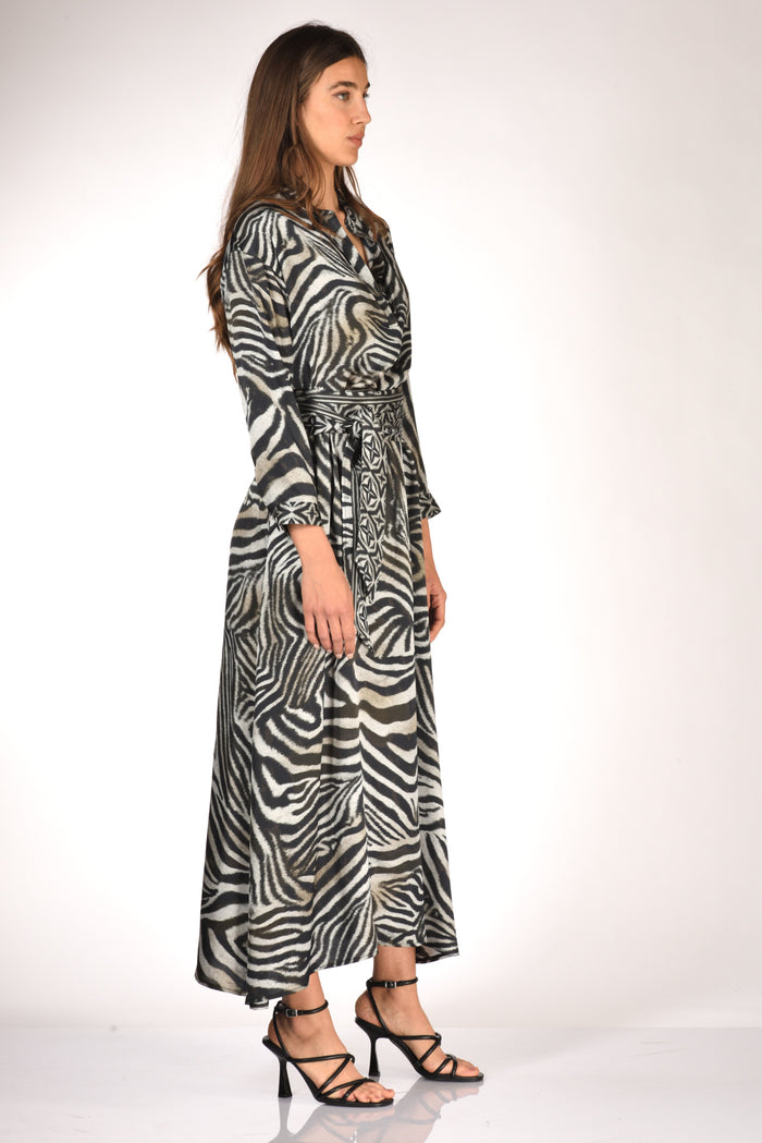 Gabriele Bellini Abito Stampa Bianco/nero Donna - 4