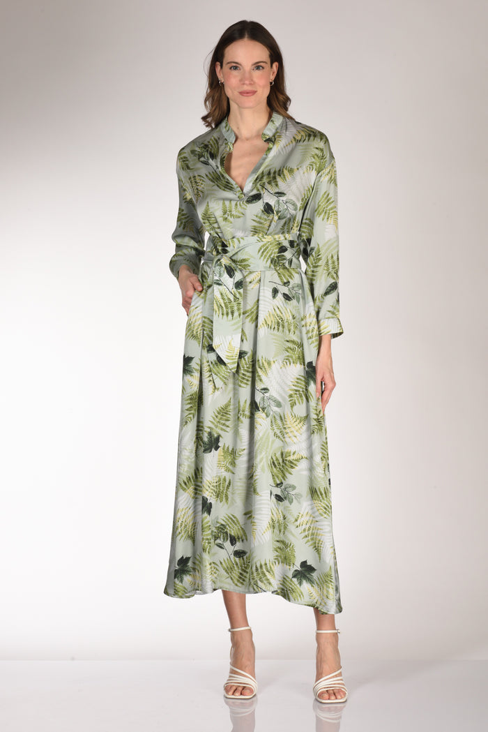 Gabriele Bellini Abito Stampa Verde/bianco Donna - 1