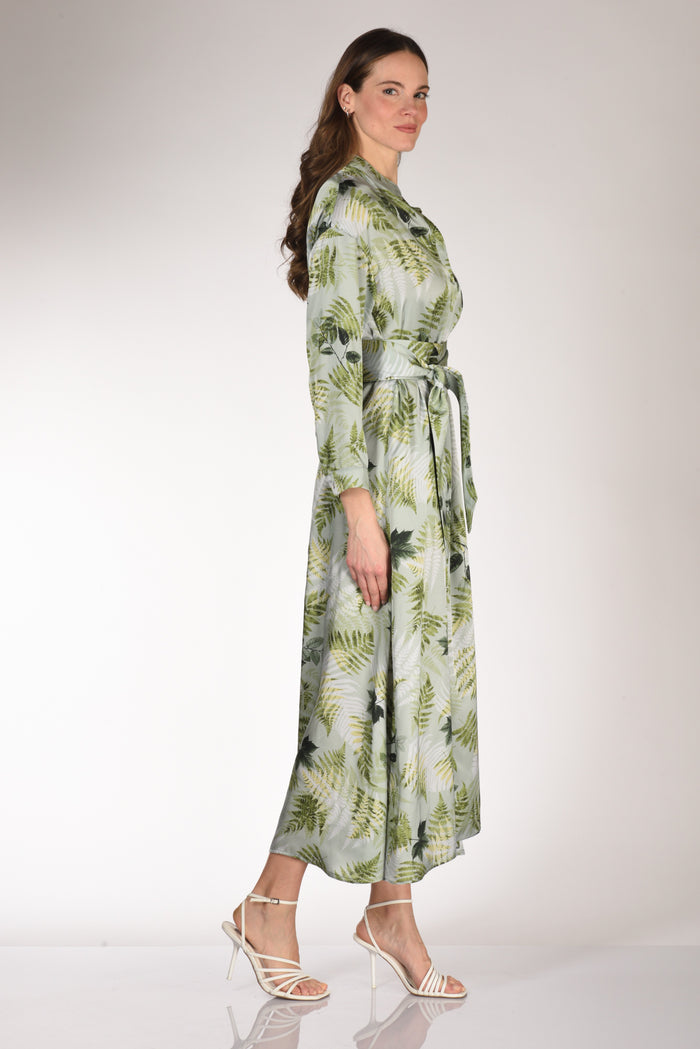 Gabriele Bellini Abito Stampa Verde/bianco Donna - 4