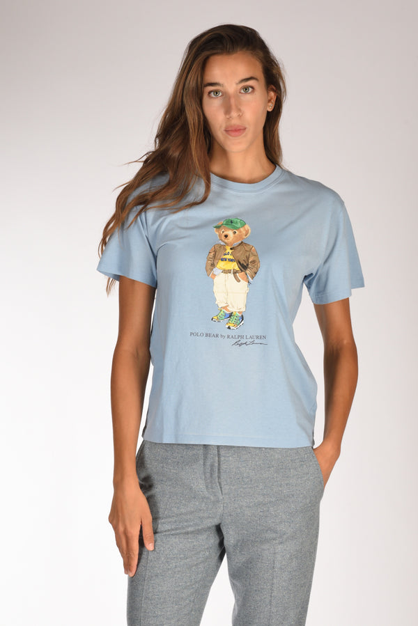 Polo Ralph Lauren T-shirt Orso Azzurro Donna