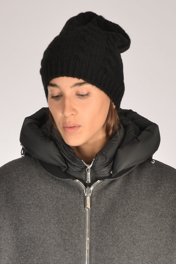 Five Cappello Treccia Nero Donna