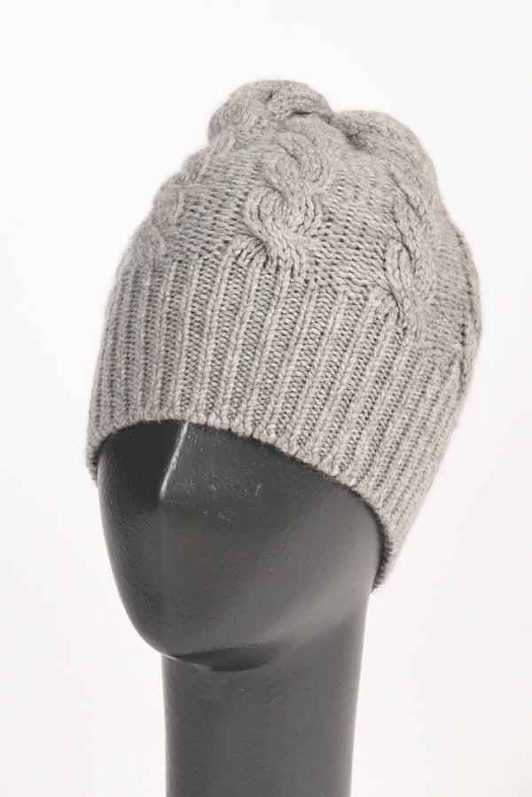 Five Cappello Treccia Grigio Chiaro Donna-2