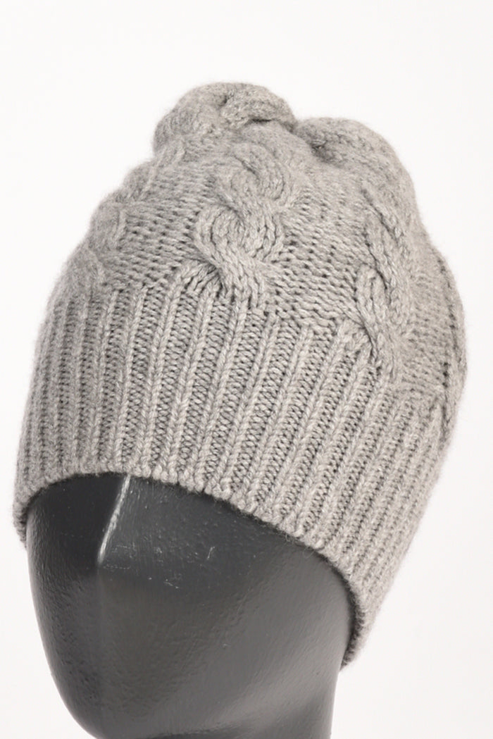 Five Cappello Treccia Grigio Chiaro Donna - 3